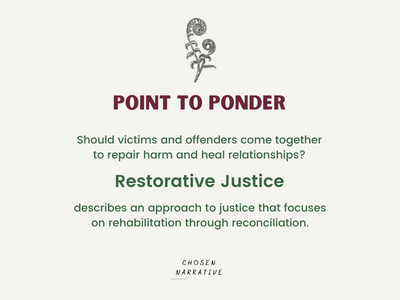 point to ponder restorative justice point to ponder restorative justice
